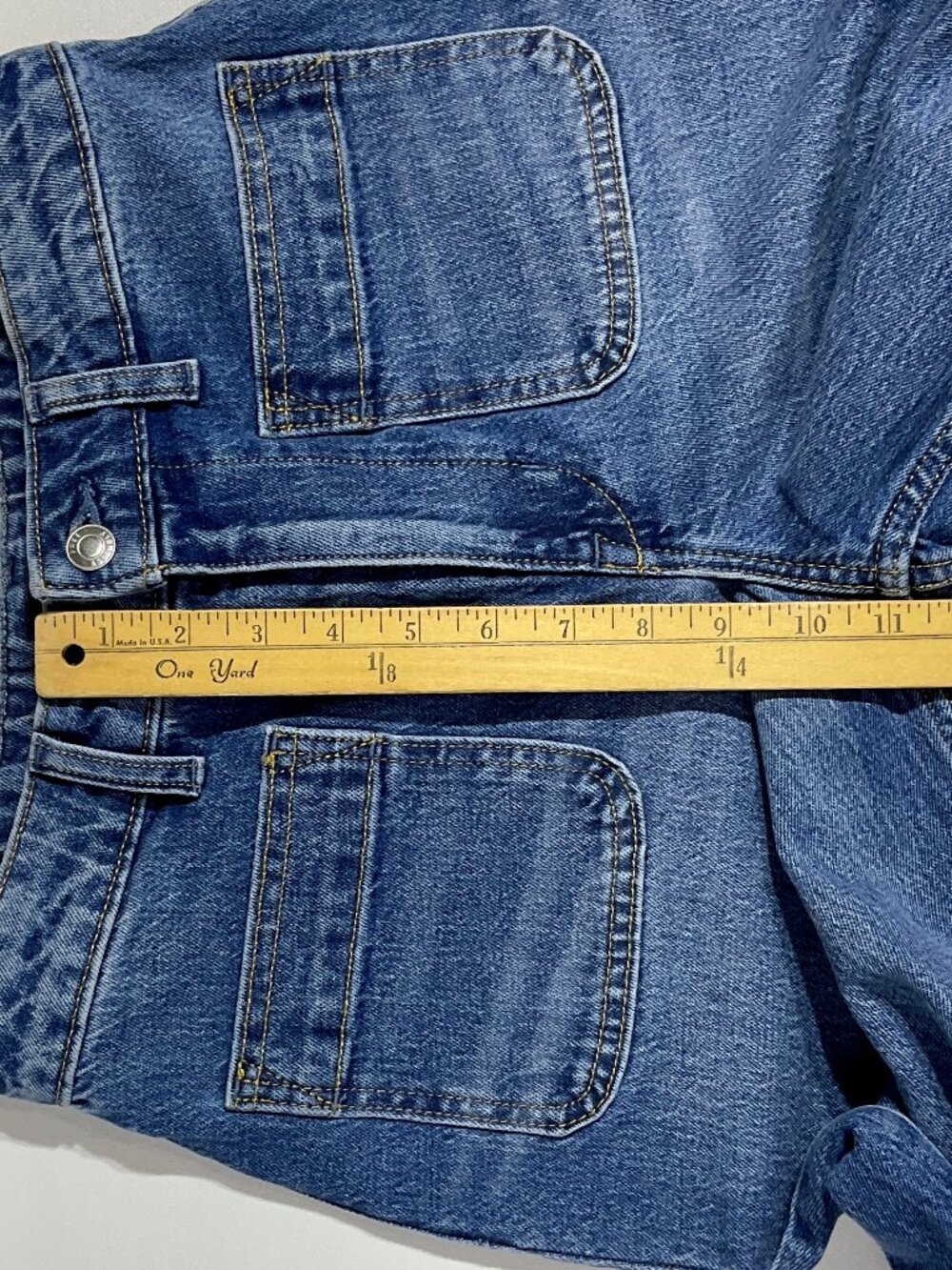 Free Assembly Size 4 Wide Leg Denim Jeans Womens - Picture 12 of 14
